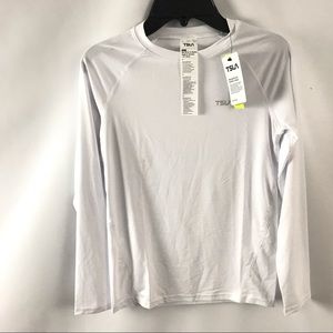 Tesla Size 10-12 White Shirt Top Kids TSLA Active
